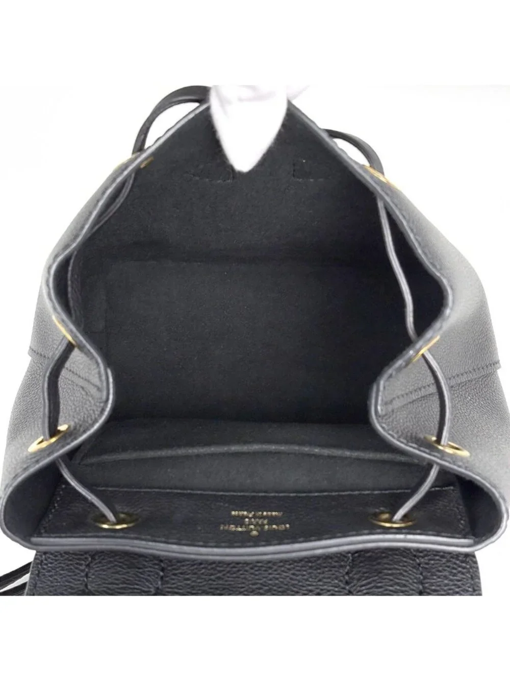 Louis Vuitton Lockme Backpack Mini Leather Noir